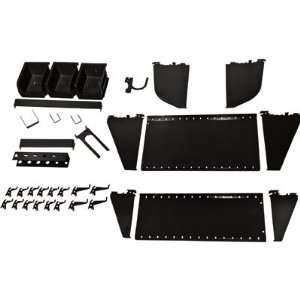 Wall Control Slotted Pegboard Industrial Workstation Accessory Kit 