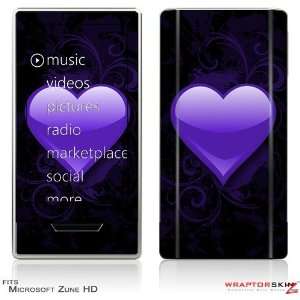  Zune HD Skin   Glass Heart Grunge Purple by WraptorSkinz 