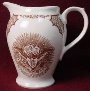 ALFRED MEAKIN china FAIR WINDS brown 48 oz. PITCHER  