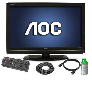  AOC LC32W063 32 Class LCD HDTV Bundle Electronics