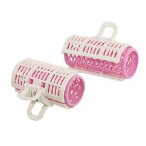  Ladies DIY Curler Hairstyle Pink Roller White Clip Beauty 
