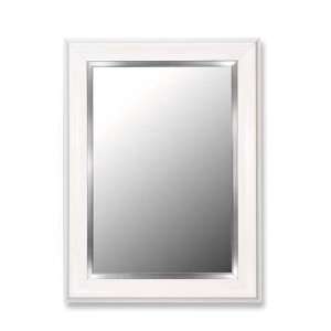 Hitchcock Butterfield 206903 Cameo 39x49 Wall Mirror in Glossy White 