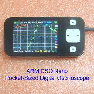2Msps Sampling Rate．ARM DSO Nano Pocket Oscilloscope  