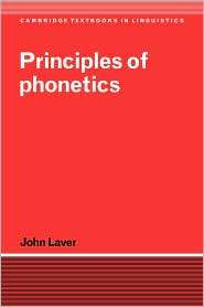   of Phonetics, (052145655X), John Laver, Textbooks   