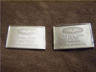 FRANKLIN MINT SILVER EMBLEMS OF THE WORLDS GREATEST AIRLINES COMPLETE 