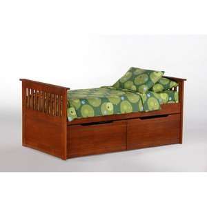  Night & Day Spices Ginger Captains Bed w/Storage Drawers 