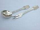 Vintage Marthinsen Norwegian Silverplate Souvenir Spoon & Fork Set 