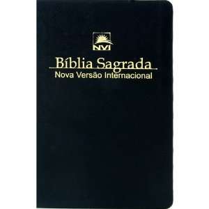  Bíblia NVI   Média Luxo Preta The Bible Books