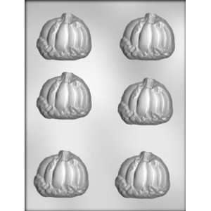  CK Products 2 1/2 Inch Pumpkin with Leaves Chocolate Mold 