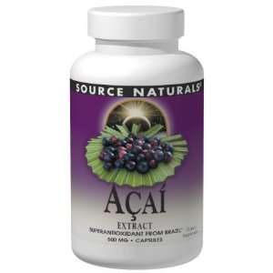  Acai Extract 500 mg 240 Vegetarian Capsules   Source 