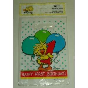   Zoo Happy First Birthday Loot Party Treat BAGS