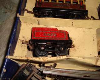 Old Vintage Winding Hornby Train Set from England 1930  