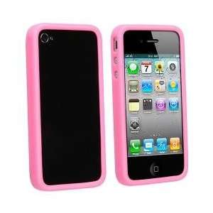  TPU Bumper Frame Case for Apple iPhone 4/ iPhone 4S (Pink 