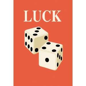  Luck Dice 30X20 Canvas