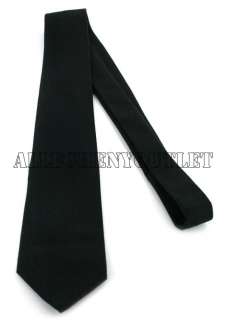 USGI MILITARY DRESS Uniform HERRINGBONE Black NECK TIE SKILCRAFT Class 