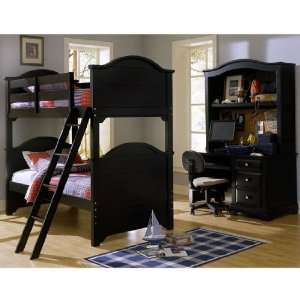  Cottage Black Bunk Bed Bedroom Set (Twin) by Vaughan 