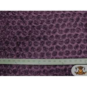 Taffeta Small DARK VIOLET Rosette Fabric / 58 60 Wide / Sold By the 