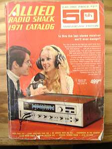 Allied Radio Shack Electronics 1971 Catalog No. 300 50th Anniversary 