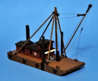 derrick barge wow resin metal wood our n scale derrick barge is a 