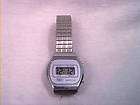 1970S 80S MENS LCD WATCH TIME & DATE NEW BATTERY INSTAL