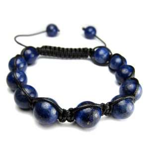  Lapis Lazuli Beaded Adjustable Bracelet Jewelry