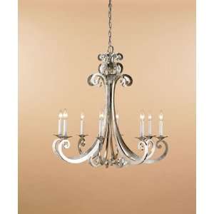  Currey & Company 9666 Constellation 8 Light Chandeliers in 