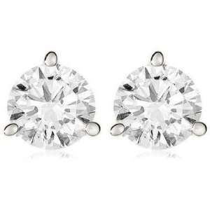   Diamond Solitaire / Stud Earrings (1/2 cttw, GH color, SI2 I1 Clarity