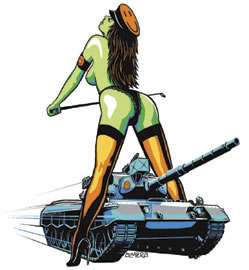 Tank Girl Sticker Decal Poster Artist Marco Almera MA11  