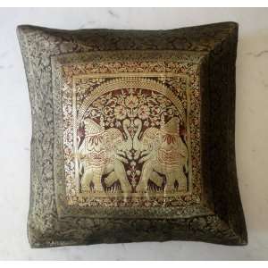   & Golden Color Embroidery with Banarasi Brocade Work