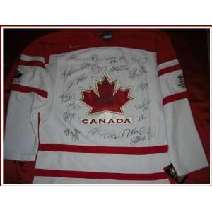 Olympics Team Canada Signed 2010 Vancouver Olympics Jersey 