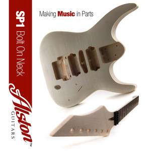 Alston Guitar SP Style Solid Body Electric DIY Builder Kit Maple 