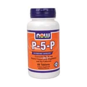  P 5 P P5P 60 Tabs 50 Mg   NOW Foods Health & Personal 