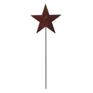  Star Rusted Garden Stake 