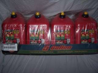 NEW Blitz 5 Gallon Gas Cans with Self venting Spout 50833  