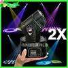 2X Led Mini Moving Head Spot Light RGB DJ Disco DMX Xmas Party Stage 