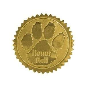    Honor Roll (Paw) Embossed Certificate Seals