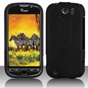  HTC myTouch 4G SLIDE Plastic Rubberized Black Case Cover 