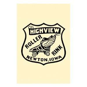 Highview Roller Rink Premium Poster Print, 18x24 