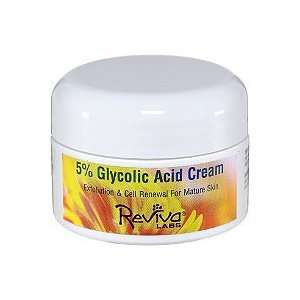 Reviva Labs 5% Glycolic Acid Cream (Quantity of 4)