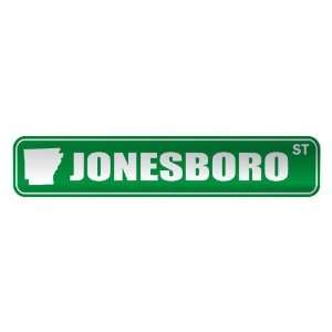   JONESBORO ST  STREET SIGN USA CITY ARKANSAS