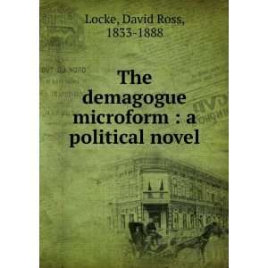  The demagogue, a political novel David Ross Locke Books