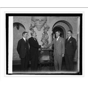   Adams, Baron deCartier, Ward T. Van Arman, Walter W. Morton, 3/26/27