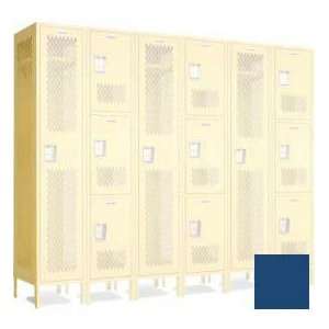   Tier Lockers, Perf, 16 Ga, 24D X 72H, Reflex Blue