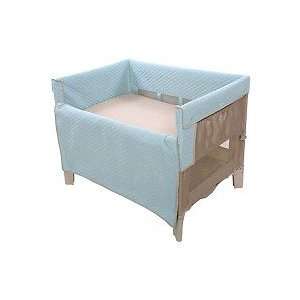  Arms Reach Original Co Sleeper In Toffee/Turquoise Baby
