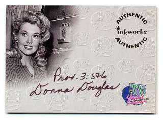 Inkworks ELLY MAY CLAMPETT   DONNA DOUGLAS Authentic Autograph TV 