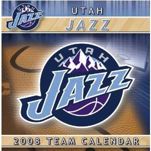UTAH JAZZ 2008 NBA Daily Desk 5 x 5 BOX CALENDAR  Sports 