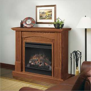   Dimplex Tessa Free Standing Electric Oak Fireplace 781052043220  