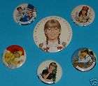 RETIRED PLEASANT COMPANY MOLLY BUTTONS~PIN SET 1995 99