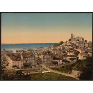    Photochrom Reprint of The old town, Cannes, Riviera