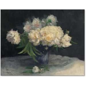  Bouquet of White Peonies by Donna Harkins. Size 22.00 X 28 